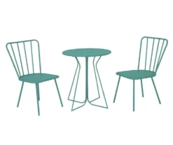 Heidi Turquoise 3-Piece Bistro Patio Furniture Set 10 Heidi Turquoise 3-Piece Bistro Patio Furniture Set -Garden Furniture Store 810541506 3