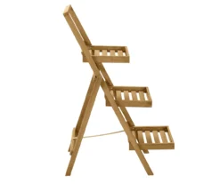 Sea Grove Brown 3-Shelf Planter Stand -Garden Furniture Store 810541600 3