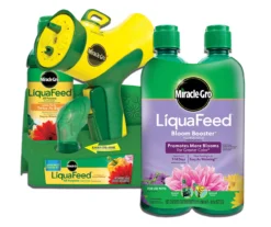 LiquaFeed 4-Piece All Purpose Plant Food Advance Starter Kit & Bloom Booster Flower Food Bundle
