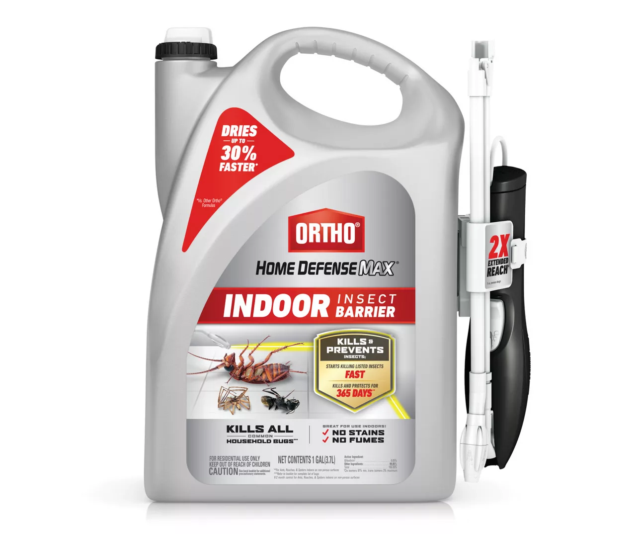 Home Defense Max Indoor Insect Barrier With Extended Reach Comfort Wand, 1 Gal. 3 Home Defense Max Indoor Insect Barrier With Extended Reach Comfort Wand, 1 Gal.