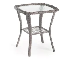 Real Living Rockbridge 3-Piece Cushioned Patio Glider & Side Table Set 28 Real Living Rockbridge 3-Piece Cushioned Patio Glider & Side Table Set -Garden Furniture Store 810544190 4