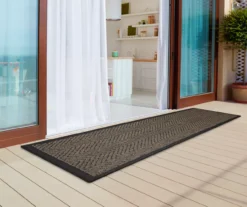 Biscayne Textured Chevron Indoor/Outdoor Area Rug -Garden Furniture Store 810545356