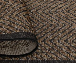 Biscayne Textured Chevron Indoor/Outdoor Area Rug -Garden Furniture Store 810545356 4