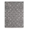 Broyhill Sandpointe Granite & Ecru Damask Outdoor Area Rug -Garden Furniture Store 810546508 810546509 810546511 810546512