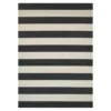 Afuera Onyx & Ivory Stripe Outdoor Area Rug 1 Afuera Onyx & Ivory Stripe Outdoor Area Rug -Garden Furniture Store 810547476 2