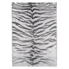 Dolce Ivory & Black Bengal Stripe Outdoor Area Rug, (5' 3" X 7.5') 1 Dolce Ivory & Black Bengal Stripe Outdoor Area Rug, (5' 3" X 7.5') -Garden Furniture Store 810547479 810547480 1