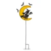 Flying Witch & Crescent Moon Light-Up Yard Stake -Garden Furniture Store 810547813 1