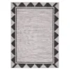 Broyhill Gray & Black Geometric Border Outdoor Area Rug -Garden Furniture Store 810547883