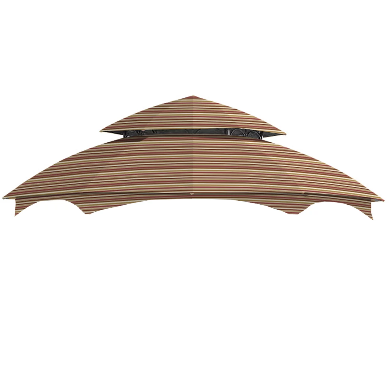 Heritage Gazebo Canyon Stripe Replacement Canopy 11 Heritage Gazebo Canyon Stripe Replacement Canopy - Image 9