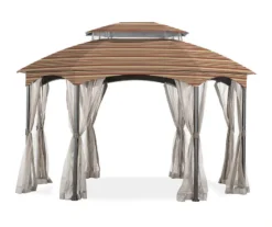 Manhattan Gazebo Canyon Stripe Replacement Canopy -Garden Furniture Store 810549206 7