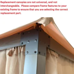 Eagle Brooke/Ashford/Asheville Beige Replacement Canopy 28 Eagle Brooke/Ashford/Asheville Beige Replacement Canopy -Garden Furniture Store 810549210 31