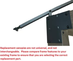 Eagle Brooke/Ashford/Asheville Beige Replacement Canopy 21 Eagle Brooke/Ashford/Asheville Beige Replacement Canopy -Garden Furniture Store 810549210 4