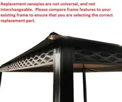 Pinehurst Gazebo Midnight Blue Trellis Replacement Canopy -Garden Furniture Store 810549217 5