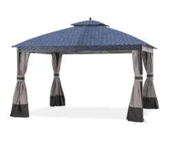 Pinehurst Gazebo Midnight Blue Trellis Replacement Canopy -Garden Furniture Store 810549217 7