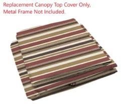 Pinehurst Gazebo Canyon Stripe Replacement Canopy -Garden Furniture Store 810549219 2