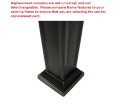 Pinehurst Gazebo Canyon Stripe Replacement Canopy -Garden Furniture Store 810549219 6