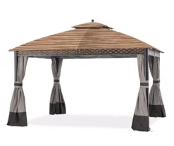 Pinehurst Gazebo Canyon Stripe Replacement Canopy -Garden Furniture Store 810549219 7