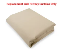 Shadow Creek Gazebo Beige Replacement Privacy Curtain Set -Garden Furniture Store 810549227 21