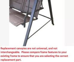 Aspen Swing Gray Replacement Canopy -Garden Furniture Store 810549253 3