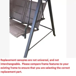 Aspen Swing Gray Replacement Canopy -Garden Furniture Store 810549253 31