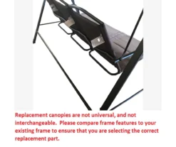 Aspen Swing Gray Replacement Canopy -Garden Furniture Store 810549253 4