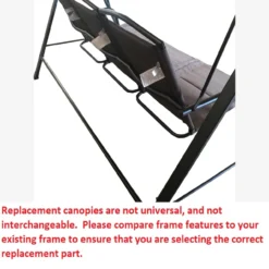 Aspen Swing Gray Replacement Canopy -Garden Furniture Store 810549253 41