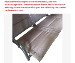 Aspen Swing Gray Replacement Canopy -Garden Furniture Store 810549253 5