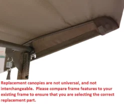 Palermo Swing Brown Replacement Canopy 13 Palermo Swing Brown Replacement Canopy -Garden Furniture Store 810549254 4