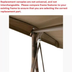 Palermo Swing Brown Replacement Canopy 16 Palermo Swing Brown Replacement Canopy -Garden Furniture Store 810549254 51