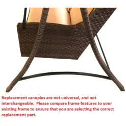 Wilson Fisher Wicker Swing Brown Replacement Canopy 21 Wilson Fisher Wicker Swing Brown Replacement Canopy -Garden Furniture Store 810549261 31