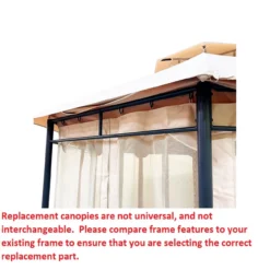 Jefferies Gazebo Beige Replacement Riplock Canopy -Garden Furniture Store 810549265 31