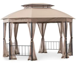 Jefferies Gazebo Beige Replacement Riplock Canopy -Garden Furniture Store 810549265 6