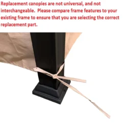 Westbrook Gazebo Palm Leaves Replacement Canopy -Garden Furniture Store 810549283 51