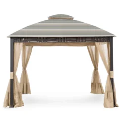 Westbrook Gazebo Stone Stripe Replacement Canopy 27 Westbrook Gazebo Stone Stripe Replacement Canopy -Garden Furniture Store 810549285 61