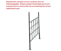 Newport Gazebo Beige Replacement Riplock Canopy & Side Mosquito Netting Set -Garden Furniture Store 810549304 5