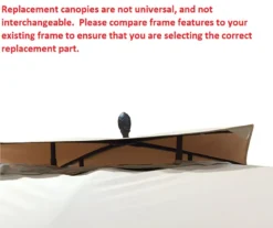 Riviera Sonoma Gazebo Beige Replacement Riplock Canopy & Side Mosquito Netting Set -Garden Furniture Store 810549308 4