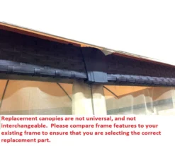 Riviera Sonoma Gazebo Beige Damask Replacement Canopy 15 Riviera Sonoma Gazebo Beige Damask Replacement Canopy -Garden Furniture Store 810549315 6