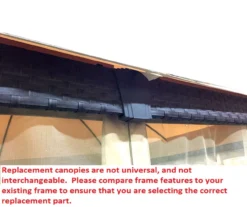 Riviera Sonoma Gazebo Midnight Blue Trellis Replacement Canopy -Garden Furniture Store 810549316 6