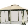 Windsor Dome Gazebo Beige Replacement Riplock Canopy & Side Mosquito Netting Set 2 Windsor Dome Gazebo Beige Replacement Riplock Canopy & Side Mosquito Netting Set -Garden Furniture Store 810549320 1