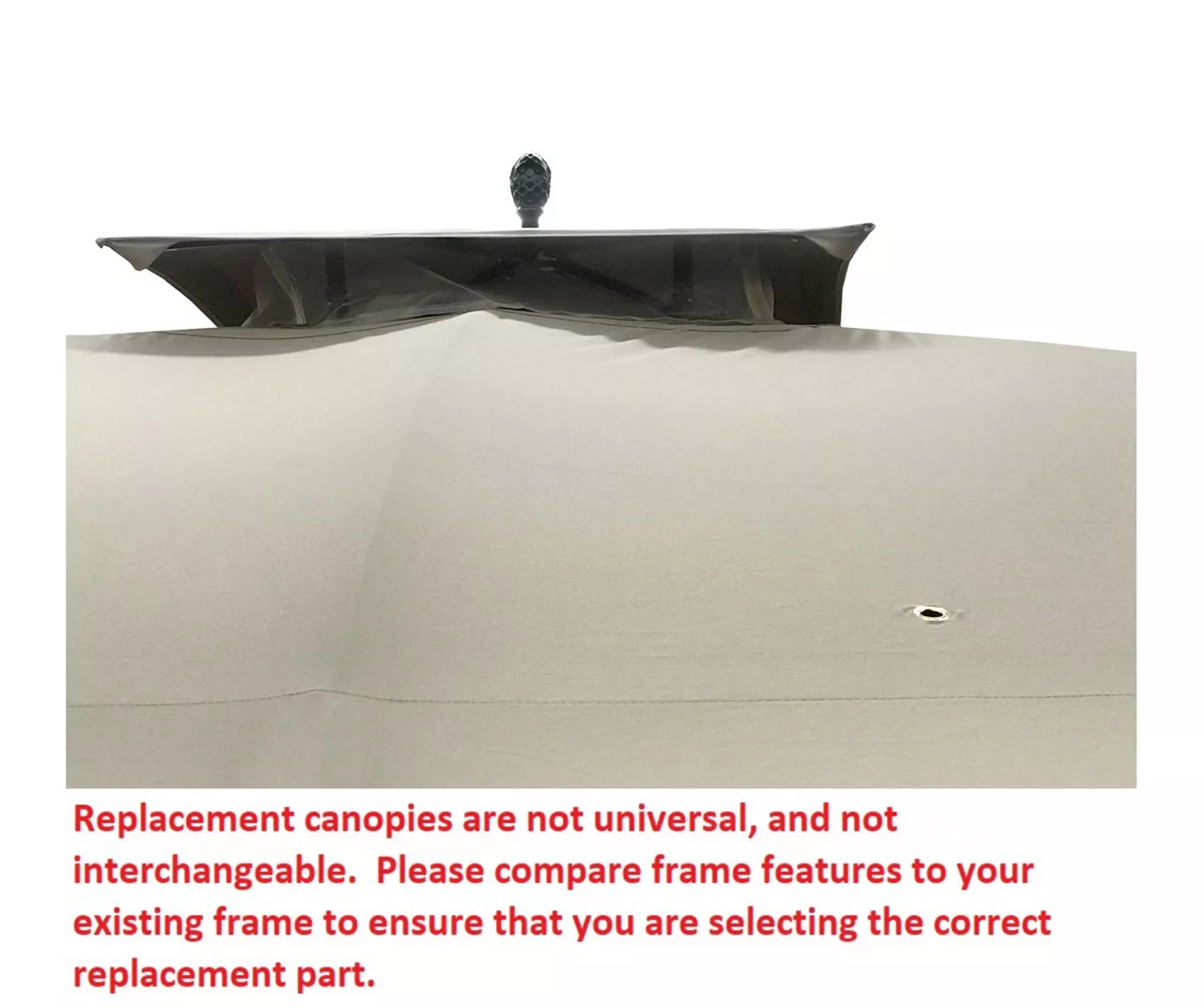 Augusta Gazebo Beige Replacement Riplock Canopy & Side Mosquito Netting Set 12 Augusta Gazebo Beige Replacement Riplock Canopy & Side Mosquito Netting Set - Image 10