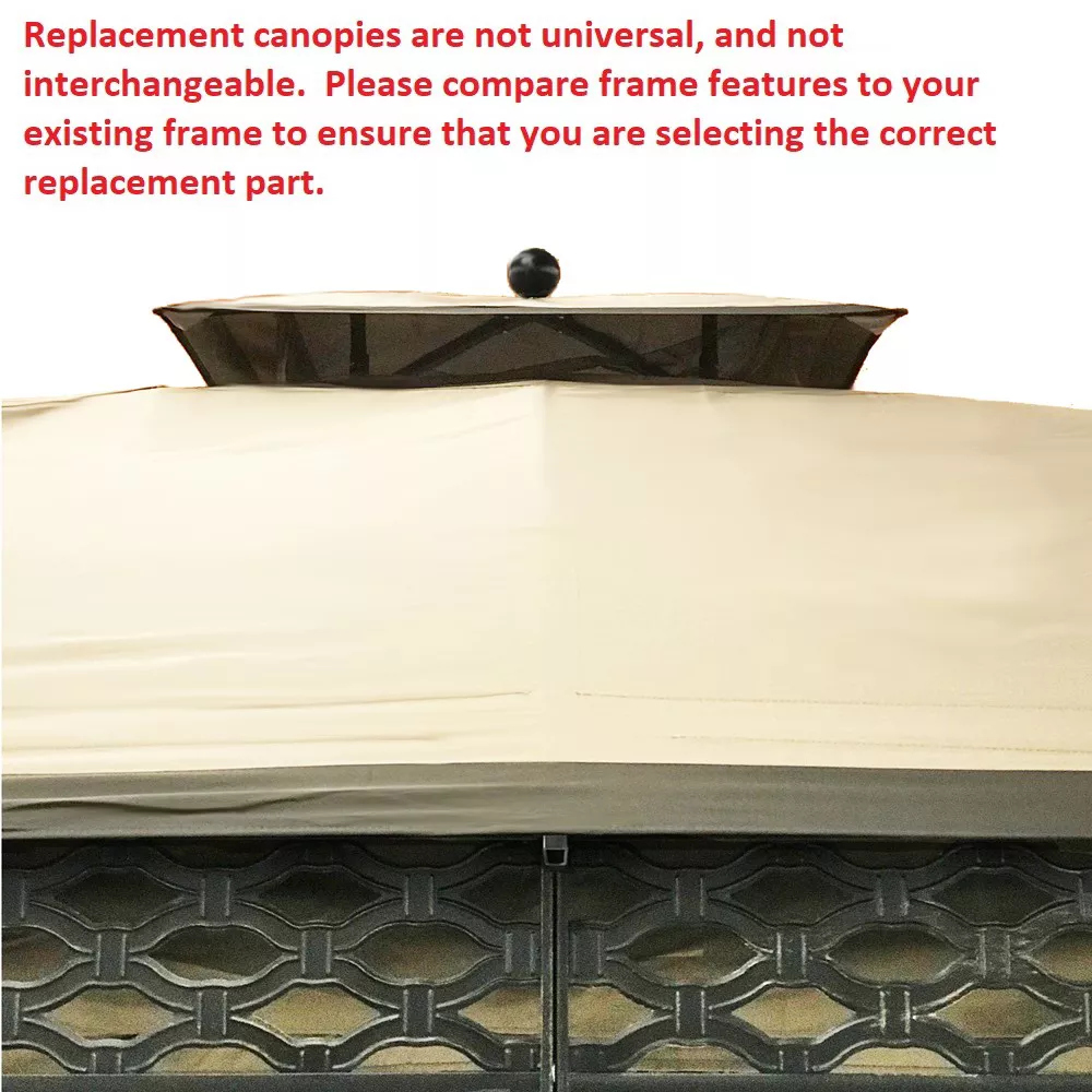 Pinehurst Gazebo Beige Replacement Privacy Curtain Set 7 Pinehurst Gazebo Beige Replacement Privacy Curtain Set - Image 5