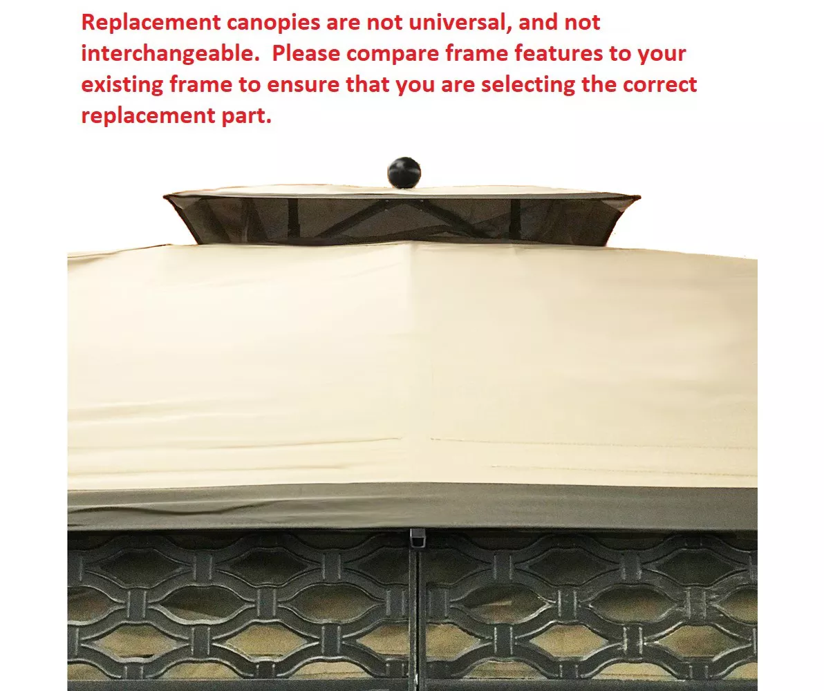 Pinehurst Gazebo Beige Replacement Privacy Curtain Set 12 Pinehurst Gazebo Beige Replacement Privacy Curtain Set - Image 10