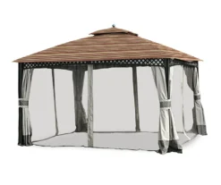 Windsor Dome Gazebo Canyon Stripe Replacement Canopy -Garden Furniture Store 810549382 31
