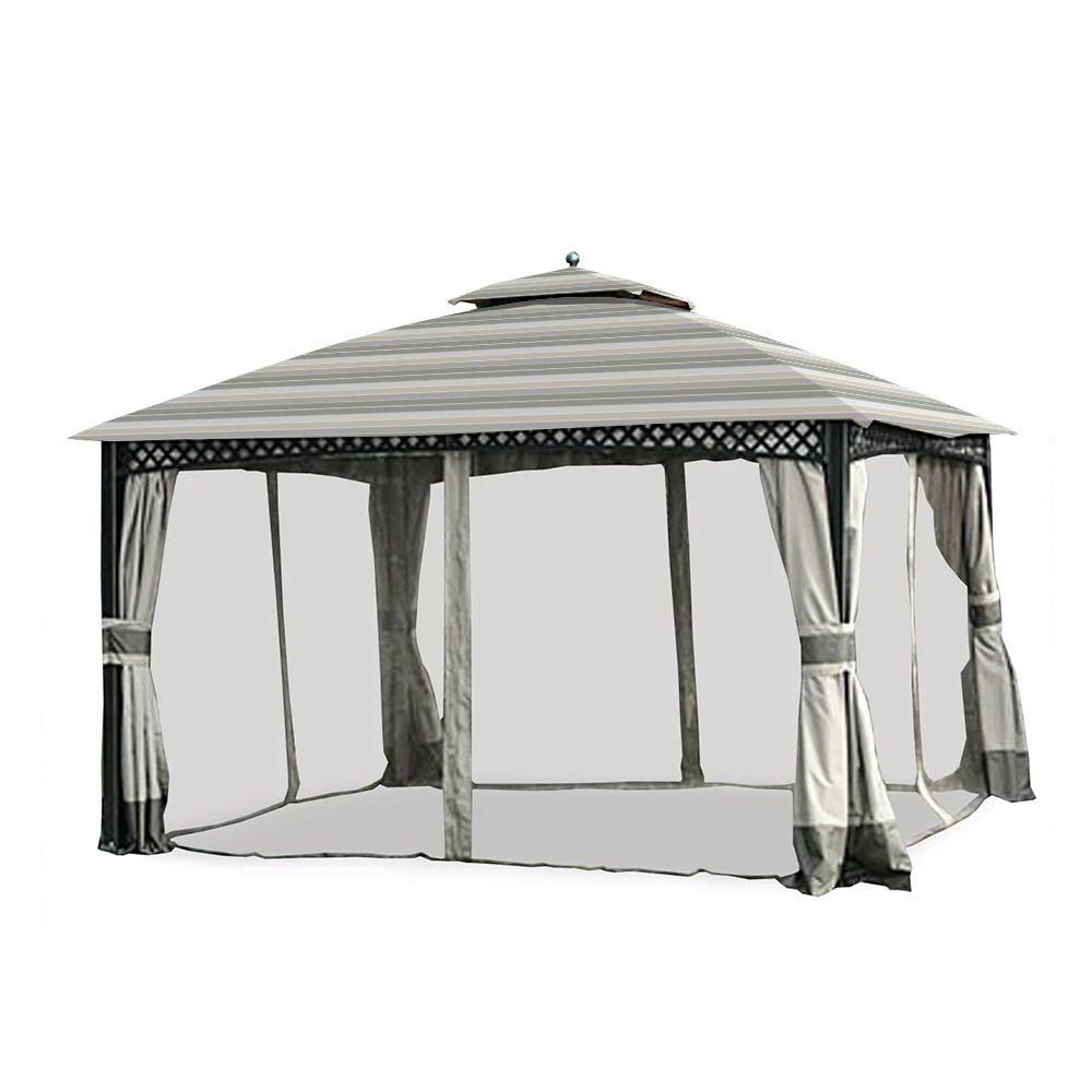 Windsor Dome Gazebo Stone Stripe Replacement Canopy 5 Windsor Dome Gazebo Stone Stripe Replacement Canopy - Image 3