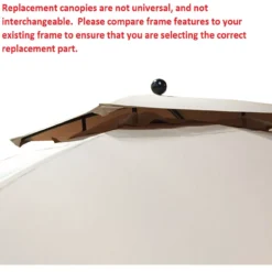 Windsor Dome Gazebo Stone Stripe Replacement Canopy 19 Windsor Dome Gazebo Stone Stripe Replacement Canopy -Garden Furniture Store 810549383 4