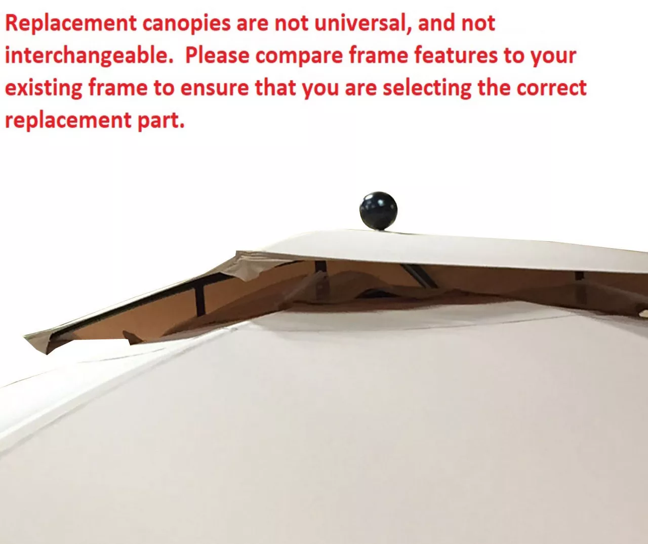 Windsor Dome Gazebo Stone Stripe Replacement Canopy 13 Windsor Dome Gazebo Stone Stripe Replacement Canopy - Image 11