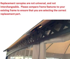 Windsor Dome Gazebo Stone Stripe Replacement Canopy 29 Windsor Dome Gazebo Stone Stripe Replacement Canopy -Garden Furniture Store 810549383 71