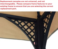 Windsor Grill Gazebo Replacement Riplock Canopy -Garden Furniture Store 810549388 31