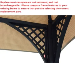 Windsor Grill Gazebo Stone Stripe Replacement Canopy 28 Windsor Grill Gazebo Stone Stripe Replacement Canopy -Garden Furniture Store 810549394 31