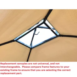 Windsor Grill Gazebo Stone Stripe Replacement Canopy 21 Windsor Grill Gazebo Stone Stripe Replacement Canopy -Garden Furniture Store 810549394 4